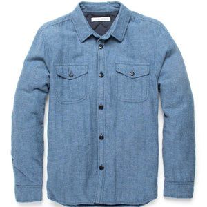 Outerknown Transitional Flannel Shirt Jacket lined men's size S small